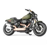 TYNBV Modèle de Collection Modèle Réduit De Moto 1:18 pour Harley pour Davidson Fat Bob 114 2022, Véhicules Moulés sous Pression, Objets Collection, Ornements, Cadeaux(Green)