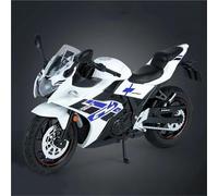 TYNBV Modèle de Collection Modèle Réduit De Moto en Alliage Moulé sous Pression avec Son Et Lumière, Jouet Collection 1:12 pour Suzuki GSX-250R(White)