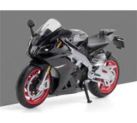 TYNBV Modèle de Collection Modèle Réduit De Moto pour Aprilia RSV4 RR1000 À L'échelle 1/12, Statique Moulé sous Pression, Offrir en Cadeau(Nero)