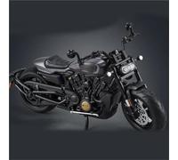 TYNBV Modèle de Collection Modèle Réduit De Moto pour Harley pour Davidson pour Sporter S 1/12, Simulation Sonore Et Lumineuse, en Alliage Moulé sous Pression, Cadeau d'anniversaire(Grey)