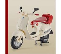 TYNBV Modèle de Collection Moto Miniature en Métal Moulé sous Pression À L'échelle 1/12, Cadeau De Collection pour Vespa 946(White)