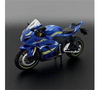 TYNBV Modèle de Collection Moto Miniature en Métal Moulé sous Pression À L'échelle 1/12, Cadeau De Collection pour Suzuki GSX(Turquesa)