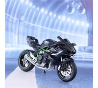 TYNBV Modèle de Collection Moto Miniature en Métal Moulé sous Pression À L'échelle 1/12, Cadeau De Collection pour Kawasaki pour Ninja H2R(Nero)