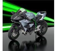 TYNBV Modèle de Collection Moto Moulée sous Pression pour Kawasaki pour Ninja H2R, Échelle 1/12, Véhicules De Collection, Loisirs, Modèles Motos, Jouets(Turquesa)