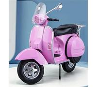 TYNBV Modèle de Collection Moto pour Vespa 125 Moulée sous Pression À L'échelle 1/10, Véhicules De Collection, Loisirs, Modèles Motos, Jouets Sonores Et Lumineux(Rosso)