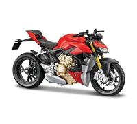 TYNBV Modèle de Collection Moto Simulation Alliage Modèle Collection Jouet Voiture Cadeau 1:18 pour Ducati pour Super pour Nu V4 S