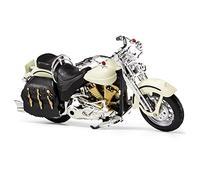 TYNBV Modèle de Collection pour Harley Collection Alliage Moto Modèle Cadeau d'anniversaire Jouets Voiture 1/12(White)