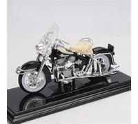 TYNBV Modèle de Collection pour Harley pour Davidson 1962 FLH Duo Simulation Alliage 1/18 Modèle De Moto Jouet Voiture