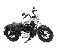 TYNBV Modèle de Collection pour Harley pour Davidson Quarante Huit 2018 Véhicules Moulés sous Pression Cadeau d'anniversaire Jouets Collection De Voitures 1/18(White)