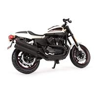 TYNBV Modèle de Collection pour Harley XR 1200X Véhicules Moulés sous Pression Cadeau d'anniversaire Jouets Voiture Collection 1/18(White)