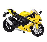 TYNBV Modèle de Collection pour Y-AMAHA YZF-R1 Alloy Die Cast Maquette De Moto Cadeau d'anniversaire Jouets Collection Voiture 1:18(Yellow)