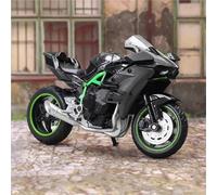 TYNBV Modèle de Collection Simulation De Moto 1/18, Cadeau Collection, Présentoir pour Kawasaki pour Ninja H2R