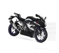 TYNBV Modèle de Collection Simulation De Moto À L'échelle 1:12, Cadeau Collection, Présentoir pour Suzuki GSX-R1000R GSXR1000R GSX R1000R(Nero)