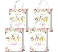 Tyndallrays Onederful Lot de 16 sacs à dragées avec poignées pour 1er anniversaire de fille