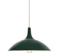 GUBI Suspension Tynell Collection 1965 – Vert – Métal et verre – H 26 cm Ø 46 cm