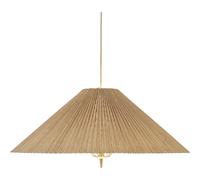 GUBI Plafonnier 1972 Ø60 cm Bambou-laiton
