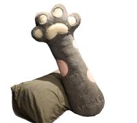 TYNXK Coussin Allongé Coussin en Peluche Douce et créative Forme de Longue Patte (95/135 cm), idéal for canapé, Sol ou Maison. Cadeau Parfait for Les Filles(Grey 2,95cm)