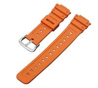 Tyogeephy 16mm Rubber TPU Bracelet de Montre de Remplacement en résine Naturelle pour Montre pour Homme - Compatible avec modèles G-Shock GA2100 DW-5600