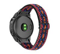 Tyogeephy Bracelet Compatible avec Garmin Fenix 7S/7S pro/instinct 2S/Fenix 6S/Fenix 6S Pro/Fenix 5S Plus pour Femmes Hommes, Remplacement Élastique Souple et Réglable, Sport Bracelet Tissé en Nylon