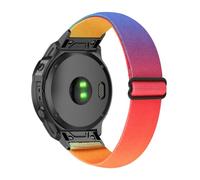 Tyogeephy Bracelet Compatible avec Garmin Fenix 7S/7S pro/instinct 2S/Fenix 6S/Fenix 6S Pro/Fenix 5S Plus pour Femmes Hommes, Remplacement Élastique Souple et Réglable, Sport Bracelet Tissé en Nylon