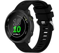 Tyogeephy Bracelet Compatible avec Garmin Forerunner 55 20mm Souple Silicone Remplacement Bracelet pour Forerunner 158/645/venu Sq/Watch Active 2/Galaxy watch 42MM