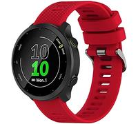 Tyogeephy Bracelet Compatible avec Garmin Forerunner 55 20mm Souple Silicone Remplacement Bracelet pour Forerunner 158/645/venu Sq/Watch Active 2/Galaxy watch 42MM