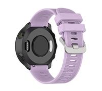 Tyogeephy Bracelet Compatible avec Garmin Forerunner 55 20mm Souple Silicone Remplacement Bracelet pour Forerunner 158/645/venu Sq/Watch Active 2/Galaxy watch 42MM