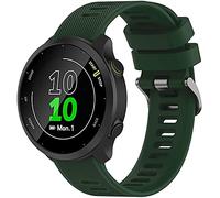Tyogeephy Bracelet Compatible avec Garmin Forerunner 55 20mm Souple Silicone Remplacement Bracelet pour Forerunner 158/645/venu Sq/Watch Active 2/Galaxy watch 42MM