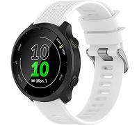 Tyogeephy Bracelet Compatible avec Garmin Forerunner 55 20mm Souple Silicone Remplacement Bracelet pour Forerunner 158/645/venu Sq/Watch Active 2/Galaxy watch 42MM