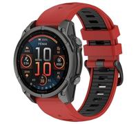 Tyogeephy Bracelet compatible avec Garmin Quatix 8 47MM/instinct 3 Solar 45MM, bracelet de rechange réglable en silicone souple