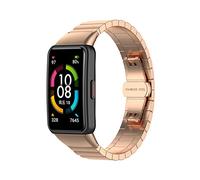 Tyogeephy Bracelet Compatible avec Honor band 7/band 6, Ajustable Premium Inoxydable Metal Bracelet de Remplacement pour Honor band 7/band 6