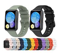Tyogeephy Bracelet Compatible avec Huawei Watch Fit 2 Silicone Bracelet Sport Remplacement Compatible avec Huawei Watch Fit 2 Bracelet