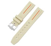 Tyogeephy Bracelet Compatible avec Omega X Joint MoonSwatch 20mm Curved End, Bande de Remplacement en Silicone Souple Sport Strap pour Rolex 20mm Smart Watch