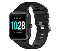 Tyogeephy Bracelet Compatible avec Willful SW021 ID205L ID205 Smartwatch Hommes femmes Remplacement Bracelet Étanche Souple Silicone Bracelet pour SW021 ID205L Smart Watch