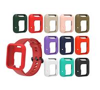 Tyogeephy Bracelet Coque Compatible avec Redmi watch 2/Mi Watch 2 lite pour femmes hommes, Mou Silicone Sport Bracelet Remplacement Wristband pour Redmi watch 2 Smart Watch