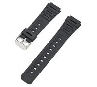 Tyogeephy Bracelet de remplacement en résine 18mm pour Casio AE-1200, AE-1300, AE-1500, WS-1600, CA-500, CA-53 - Étanche, Sport, Montage Facile
