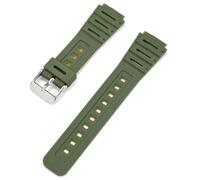 Tyogeephy Bracelet de remplacement en résine 18mm pour Casio AE-1200, AE-1300, AE-1500, WS-1600, CA-500, CA-53 - Étanche, Sport, Montage Facile