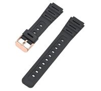Tyogeephy Bracelet de remplacement en résine 18mm pour Casio AE-1200, AE-1300, AE-1500, WS-1600, CA-500, CA-53 - Étanche, Sport, Montage Facile