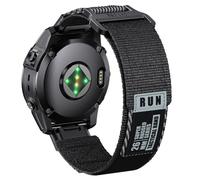 Tyogeephy Bracelet en nylon avec velcro - 22mm & 26mm - Compatible avec Garmin Fenix 8/7X Pro & Universal 22/26mm Bracelets - Quick-Fit, Respirant & Réglable
