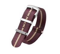 Tyogeephy Bracelet en Nylon Quick Release pour Omega MoonSwatch & Seiko - Compatible 18mm-24mm