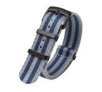 Tyogeephy Bracelet en Nylon Quick Release pour Omega MoonSwatch & Seiko - Compatible 18mm-24mm