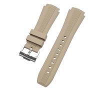 Tyogeephy Bracelet en Silicone pour Omega x Swatch MoonSwatch Snoopy Edition, 20mm Courbé, Confortable, avec Fermoir en Acier Inoxydable