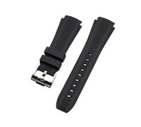 Tyogeephy Bracelet en Silicone pour Omega x Swatch MoonSwatch Snoopy Edition, 20mm Courbé, Confortable, avec Fermoir en Acier Inoxydable