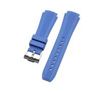 Tyogeephy Bracelet en Silicone pour Omega x Swatch MoonSwatch Snoopy Edition, 20mm Courbé, Confortable, avec Fermoir en Acier Inoxydable