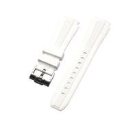 Tyogeephy Bracelet en Silicone pour Omega x Swatch MoonSwatch Snoopy Edition, 20mm Courbé, Confortable, avec Fermoir en Acier Inoxydable