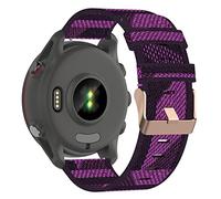 Tyogeephy Bracelet pour Garmin Forerunner 255S/Forerunner 255S Music/Venu 2S /vivomove 3S/vivoactive 4S,Compatible avec Forerunner 255S,Mou Nylon 18mm Bandes de Remplacement