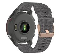 Tyogeephy Bracelet pour Garmin Forerunner 255S/Forerunner 255S Music/Venu 2S /vivomove 3S/vivoactive 4S,Compatible avec Forerunner 255S,Mou Nylon 18mm Bandes de Remplacement