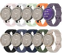 Tyogeephy Bracelet pour Garmin Lily, Souple Silicone Remplacement Bracelet pour Garmin GPS Lily Smartwatch (No Tracker)