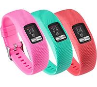 Tyogeephy Bracelet pour Garmin Vivofit 4, Doux Silicone Remplacement Bracelet pour Garmin Vivofit 4 Activity Tracker, Petit, Grande