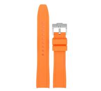Tyogeephy Bracelet pour Swatch X Blancpain,Courbe Sans Soudure Silicone Bracelet pour Swatch Omega Moonswatch Speedmaster Remplacement de Montre 22mm